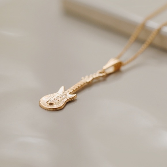 Guitar Necklace | 18k Gold Filled - Picture 2 of 6